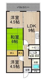 カーサフィオーレ壱番館の間取り画像