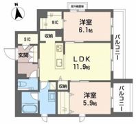 シャーメゾン グランデ 深江橋の間取り画像