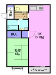 クプレオパレスの間取り画像