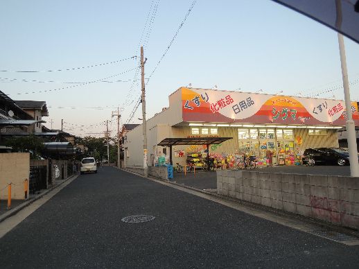 近くのスーパードラッグシグマ南木の本店まで604m（徒歩8分）