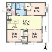 シャーメゾン オリエントの間取り画像