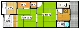 萱振町2丁目平屋の間取り画像