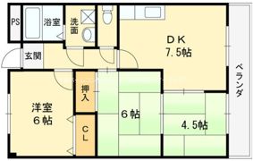 松岡マンションIIの間取り画像