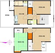 南本町9丁目一戸建の間取り画像