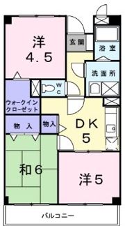 パークサイド高安の間取り画像