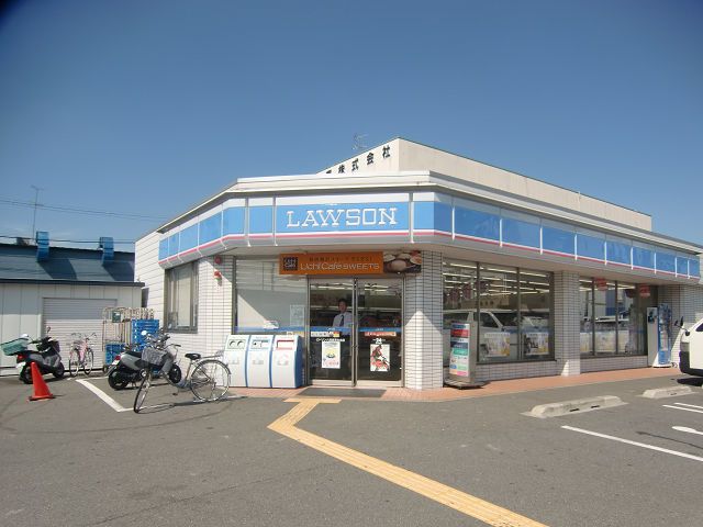 近くのローソン 八尾弓削町店まで440m（徒歩6分）