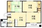 旭ヶ丘コーポラス東棟の間取り画像