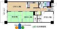 ファミールハイツ八尾の間取り画像