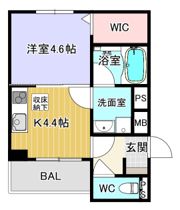 ラポール 北本町の間取り画像