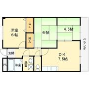 松岡マンションIIの間取り画像