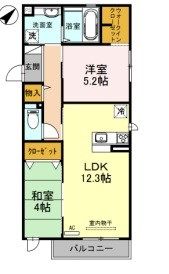 ボナール コートの間取り画像