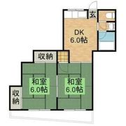 ハウス紫陽花の間取り画像
