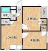 リノン東山本新町 （さくらコーポ）の間取り画像