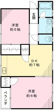 八尾マンションの間取り画像