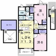 コッテイIの間取り画像