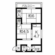 RHYTHM八尾の間取り画像