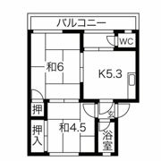 RHYTHM八尾の間取り画像