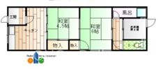 西川ハイツの間取り画像
