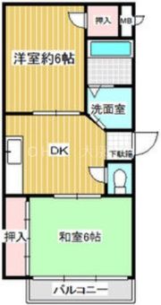シティ八尾の間取り画像