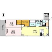 QUBE.2NDの間取り画像