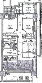 メゾンドール八尾山本の間取り画像