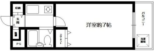 ミーテ大和の間取り画像