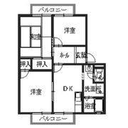 ハイツ左近2の間取り画像