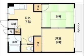 寿コーポの間取り画像