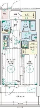 エステムコート大阪プリュームの間取り画像