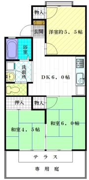 レジデンス松山の間取り画像