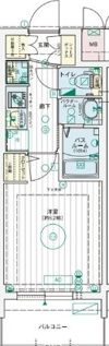エステムコート大阪プリュームの間取り画像