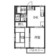 カーサあおやまの間取り画像