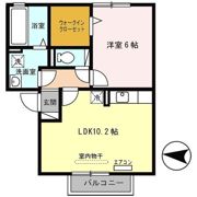 第6ウエスタンハイツの間取り画像