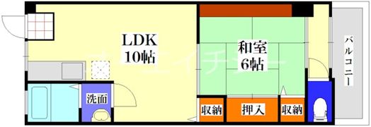 三友マンションの間取り画像