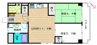 サニーコート浅井の間取り画像