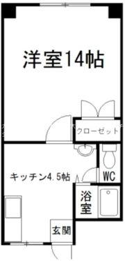 野本コーポラスの間取り画像