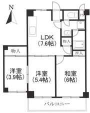サン・ハイツ南本町の間取り画像