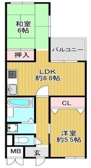 ネオハイム山本の間取り画像