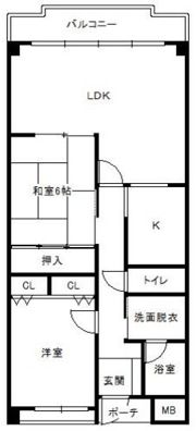 ラルゴ久宝寺の間取り画像