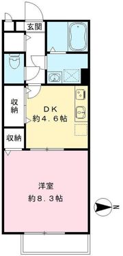 シャンブルの間取り画像