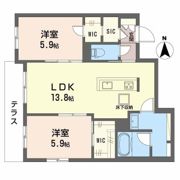 シャーメゾンケーツーの間取り画像