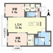 シャーメゾンケーツーの間取り画像