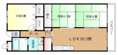 ボスクリオの間取り画像