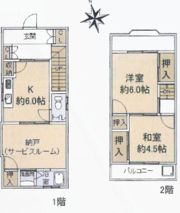 山城町4丁目戸建の間取り画像