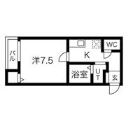 エムフラット衣摺Iの間取り画像
