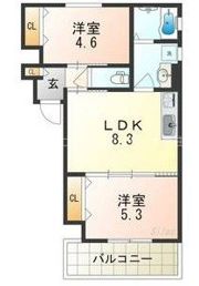 ICH金岡の間取り画像