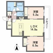 シャーメゾン レーヴの間取り画像