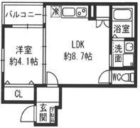 グローリア西昇の間取り画像