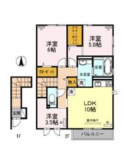 エスティームマサイチの間取り画像