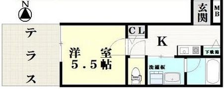 グリーンコートIII番館（Green Coat III番館）の間取り画像